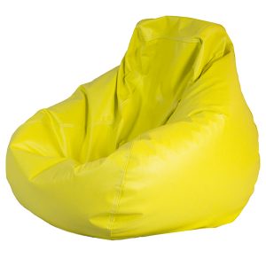 Bean Bag Chair Yellow Leather Designer8   BeanBagChair Yellow Web 300x300 