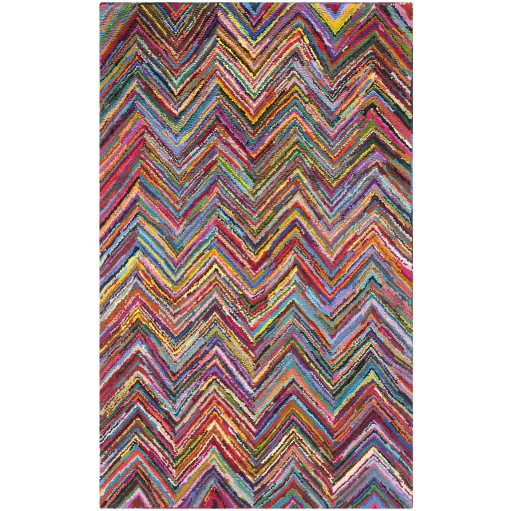 Zig Zag Rug - Multi Color - Designer8