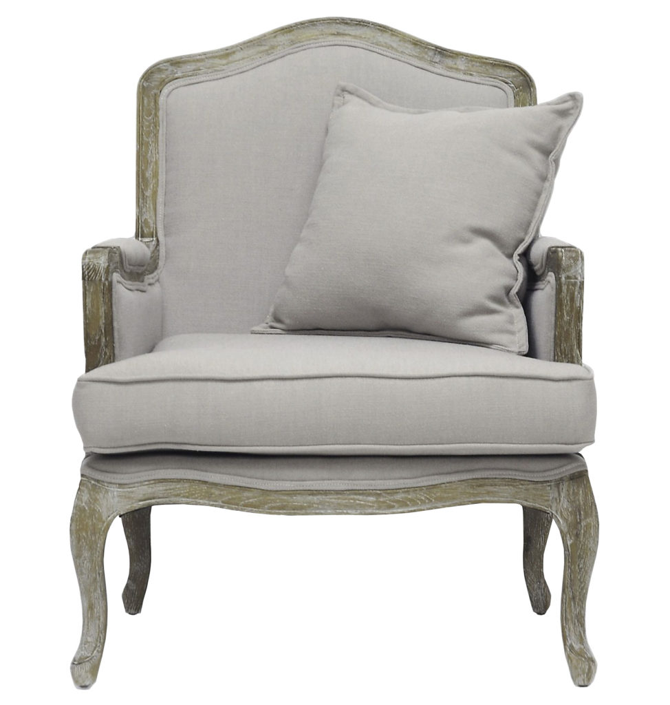 Annabelle Chair - Light Grey Linen - DESIGNER8*